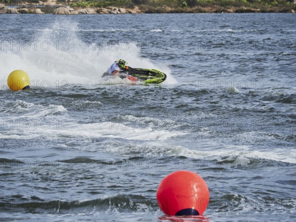 Olbia, Italy - September 16 - 2022 Aquabike world Championship gran prix of Italy