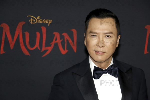 Donnie Yen at the World premiere of Disney's 'Mulan' held at the Dolby Theatre in Hollywood, USA on March 9, 2020