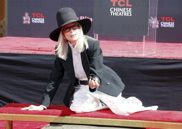 Diane Keaton at Diane Keaton Hand- and Footprint Ceremony held at the TCL Chinese Theater in Hollywood, USA on August 11, 2022., Hollywood, California, USA