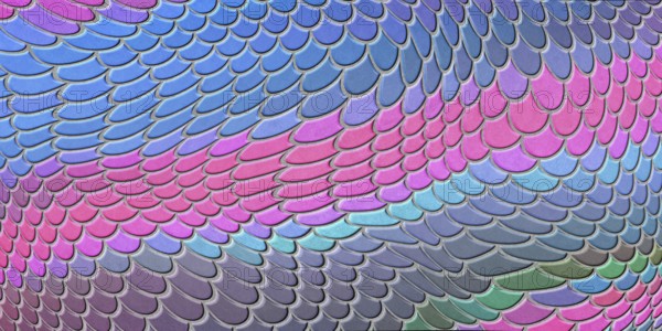 Colorful mermaid scales, fish scale, Fantasy texture