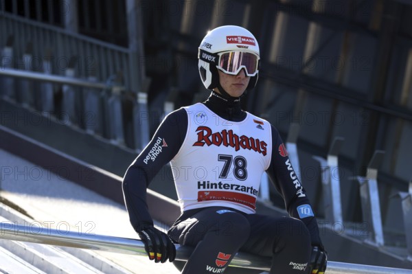 Simon Vöhringer (SC Hinterzarten) at the Alpencup Ski Jumping Hinterzarten 2024, Hinterzarten, Germany / Germany
