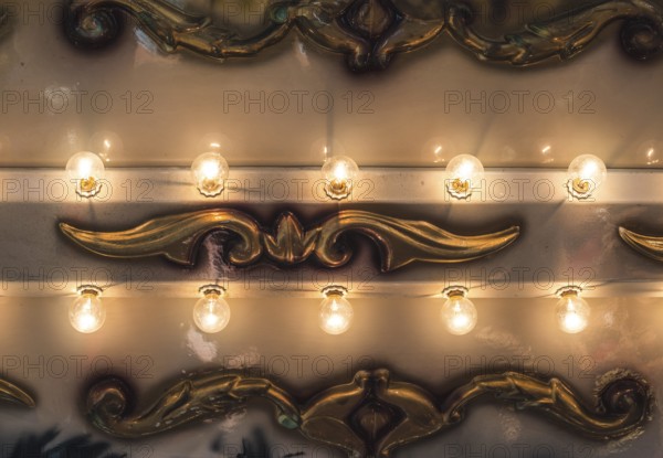 Luna Park lights close up