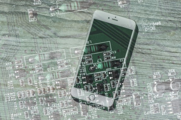 Smartphone and computer board blended