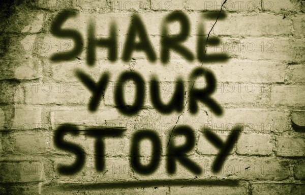 Share Your Story Concept