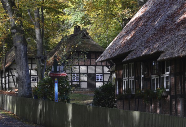 Heath Museum in the Town Walsrode, Lower Saxony, Germany. Heath Museum in autumn in the town of Walsrode, Lower Saxony, Germany