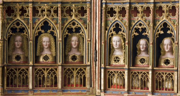 Ursula altar, reliquary busts of St Ursula of Cologne and her companions, right part, St, Saint, Saint