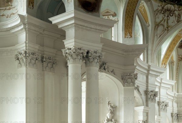 Detail of vault in choir, St., Saint, Saint