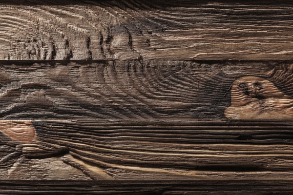 Vintage wood texture with horizontal oriented planks