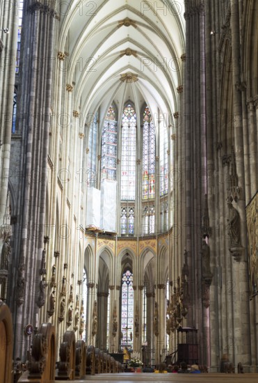 Cologne Catholic cathedral, inside view, Germany