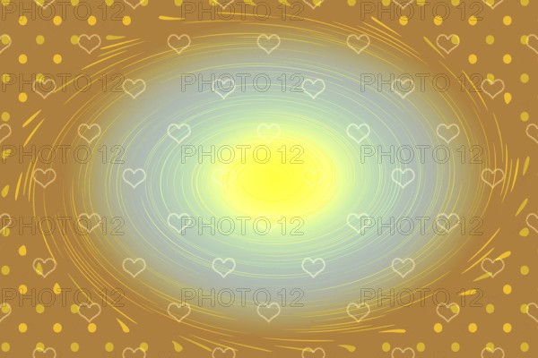 Valentine's Day template with heartsfor banners, inviations, advertisements, cards