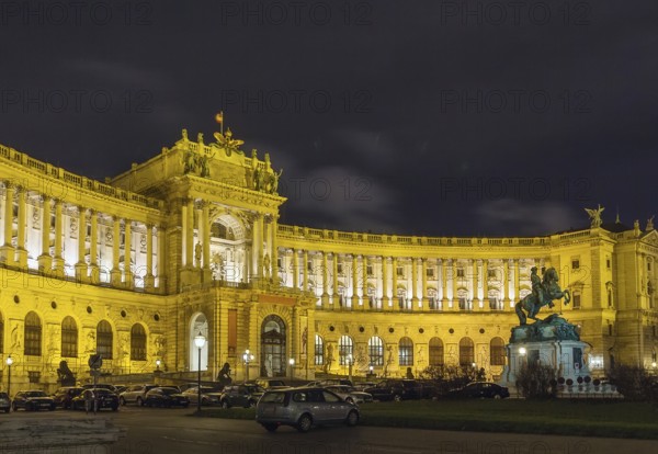 Neue Burg (New Castle) of Hofburg Palace was completed in 1913, Vienna