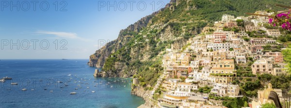 Amalfi Coast, Mediterranean Sea, Italy. Website Banner