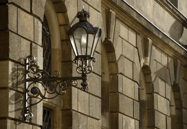 Street lamp in Dresden, Saxony, Germany