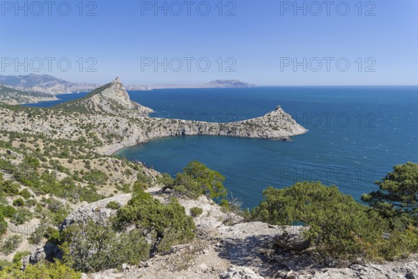 The coast of the Black Sea. Novyy Svet, Crimea