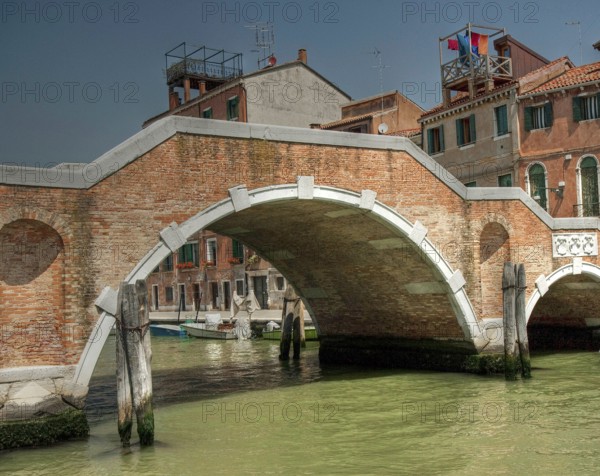 Ponte di Tre Archi, Sestiere Cannaregio, Venice, Italy Venice, Italy