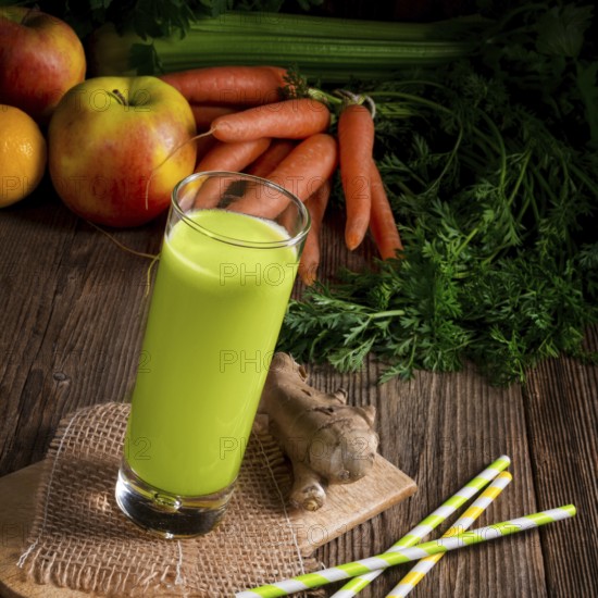 Freshly squeezed celery juice