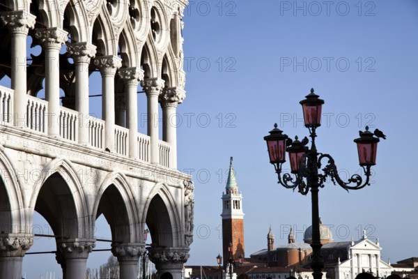 The famous St Mark's Square in Venice, Italy