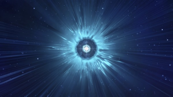 An illustration of a time warp tunnel