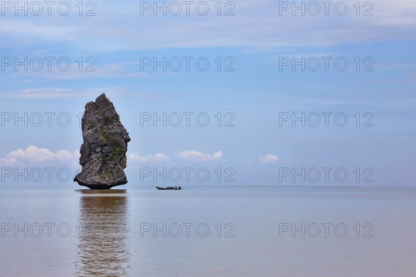 Famous island-rock Sail Rock in the Gulf of Thailand