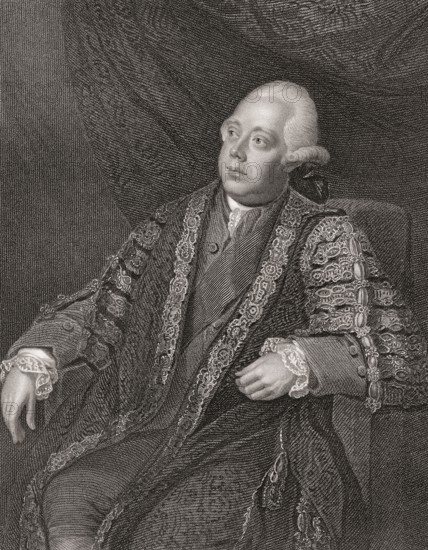 Frederick North, 2nd Earl of Guilford, Lord North, 1732-1792, Prime Minister of Great Britain from 1770 to 1782