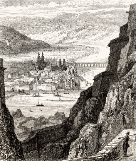 Fortress Ehrenbreitstein, Koblenz, Germany, 19th century