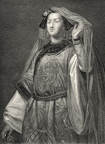 Turandot, Princess of China, character from the drama Turandot by Friedrich Schiller, 1759 - 1805