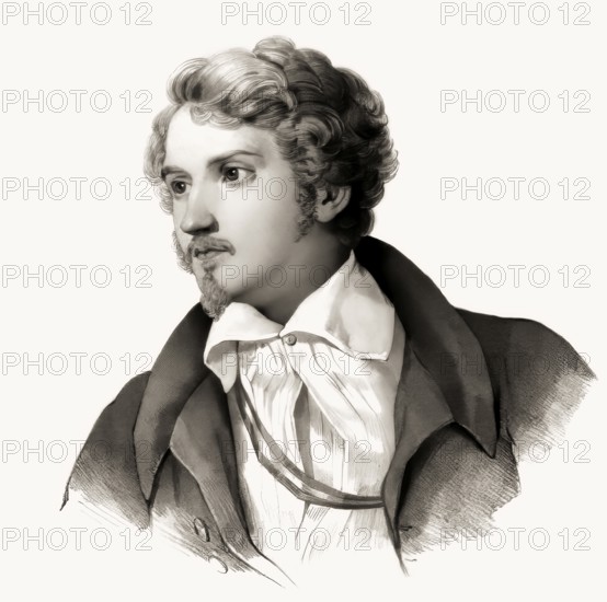 Justus Freiherr von Liebig, 1803 – 1873, German chemist and scientist, digitally edited