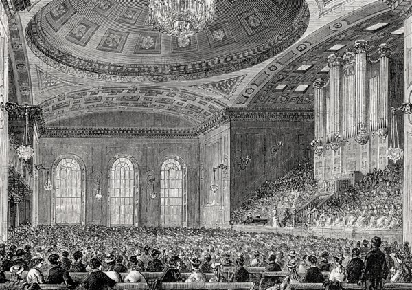 Assembly Rooms and Music Hall, Edinburgh, Scotland, 19th century