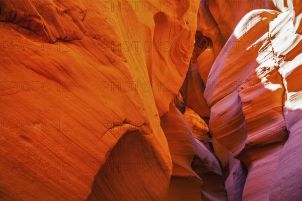 Fantastic slot-canyon Antelope in the Navajo reservation. Incredible color slot canyon Antelope Arizona, USA