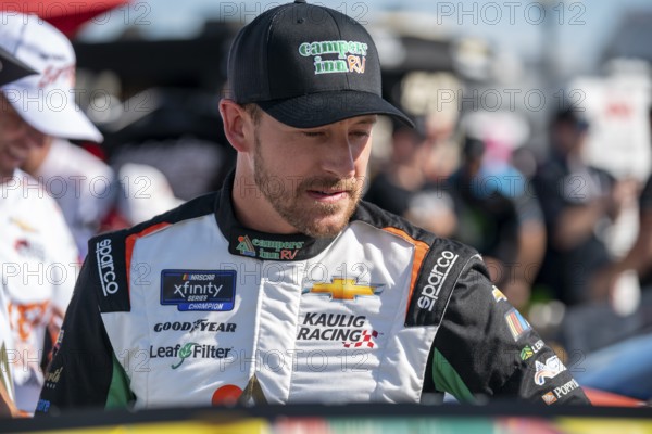 NASCAR Xfinty Driver, Daniel Hemric (11) takes to the track to practice for the Ambetter Health 200 at the New Hampshire Motor Speedway in Loudon NH