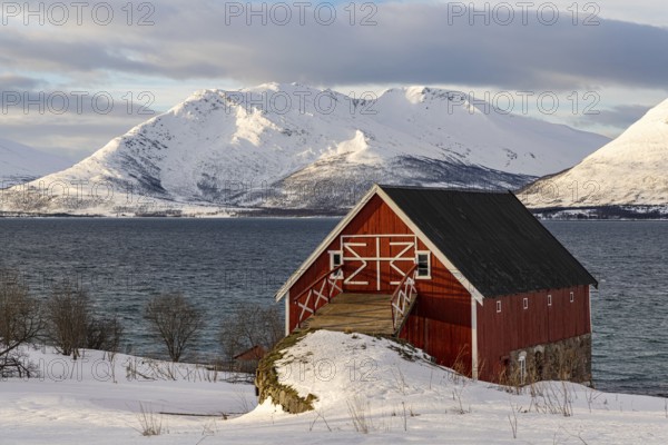 Morning at Tromsdalenfjord, Troms, Norway