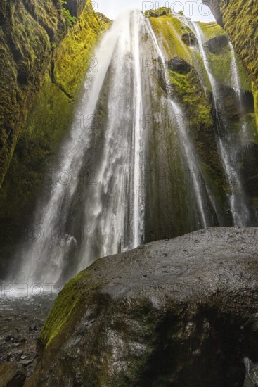Gljúfrabúi waterfall, south coast, Iceland