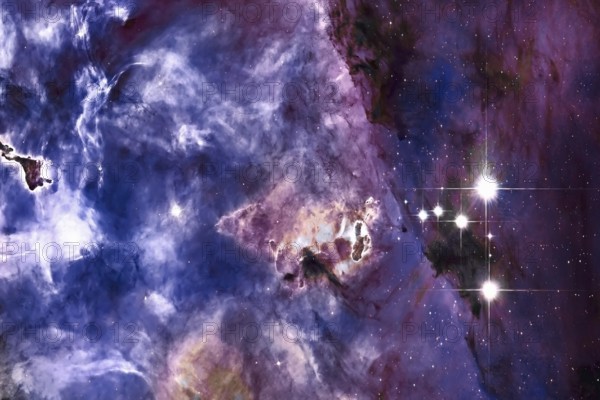 Star Forming region, Deep space, Space background, Elements of this image furnished by NASA. Retouched image