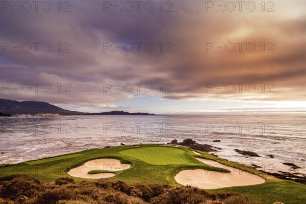Pebble Beach golf course, Monterey, California, usa