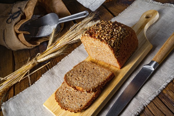 Moist wholemeal bread, crushed or ground wholemeal