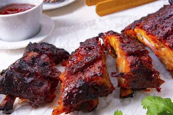 BBQ replacement ribs from a charcoal grill