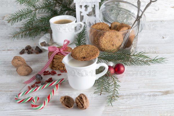 Milk and cookies for santa