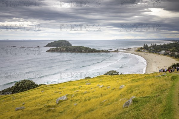 An image of Bay Of Plenty view from Mount Maunganui New Zealand
