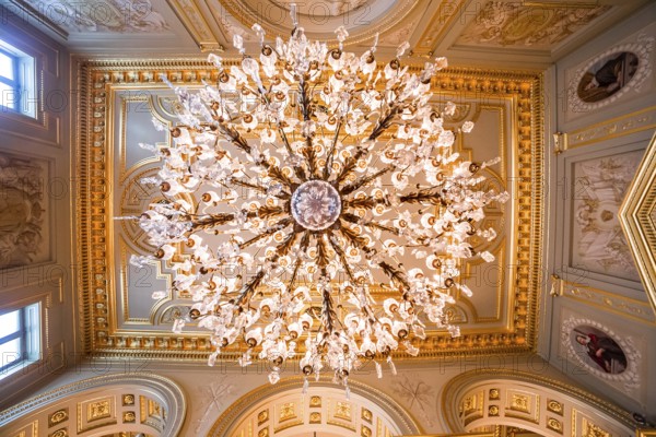 BRUSSELS ? AUGUST 06 : An interior view of the Royal Palace in Brussels, Belgium, AUGUST 06, 2014 in Brussels
