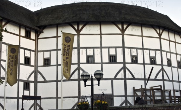 The Globa Theatre - built to replicate the theatre on this site in Shakespear's time