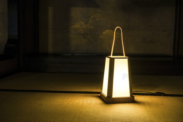 Lighting and Japanese house. Shooting Location: Tokyo metropolitan area
