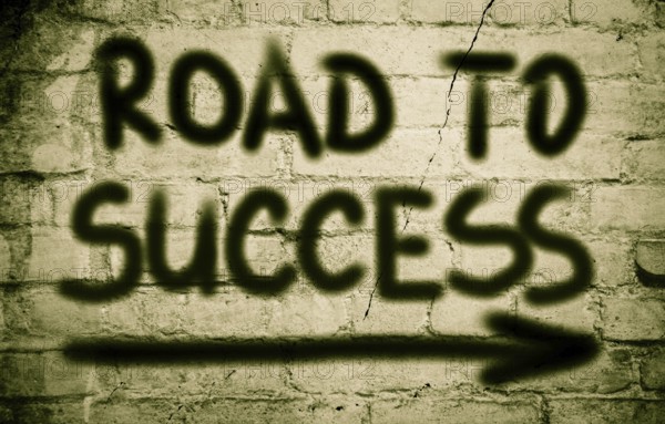 Road To Success Concept