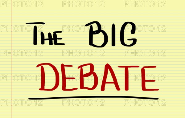 The Big Debate Concept