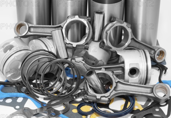 A lot of different auto spare parts