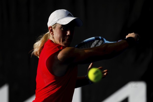 MELBOURNE, AUSTRALIA - JANUARY 12: Sonay Kartal of Great Britain plays Jessica Bouzas Maneiro of Spain on day 1 of the 2025 Australian Open at Melbourne Park on January 12, 2025 in Melbourne, Australia
