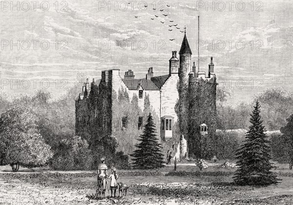 Craigcrook Castle, Edinburgh, Scotland, 19th century