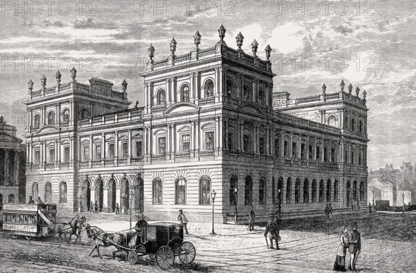 General Post Office at the East End of Princes Street, Edinburgh, Scotland, 19th century