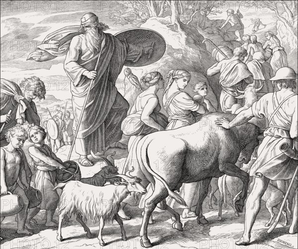 Mattathias' Followers, Old Testament, by Julius Schnorr von Carolsfeld