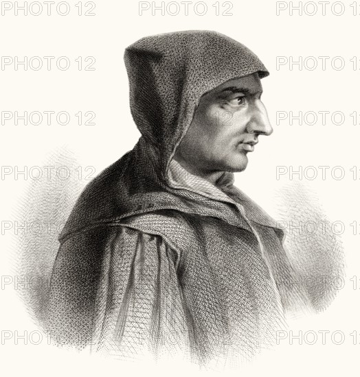 Girolamo Hieronymus Savonarola, 1452-1498, an Italian Dominican and preacher of repentance
