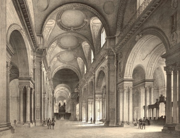 St Pauls Cathedral, London, England, 19th century